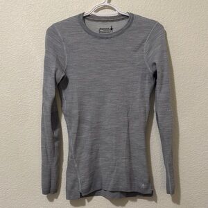 Smartwool Women's Heather Gray Long Sleeve Top